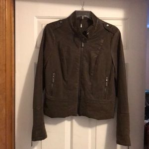 J2 brown leather jacket